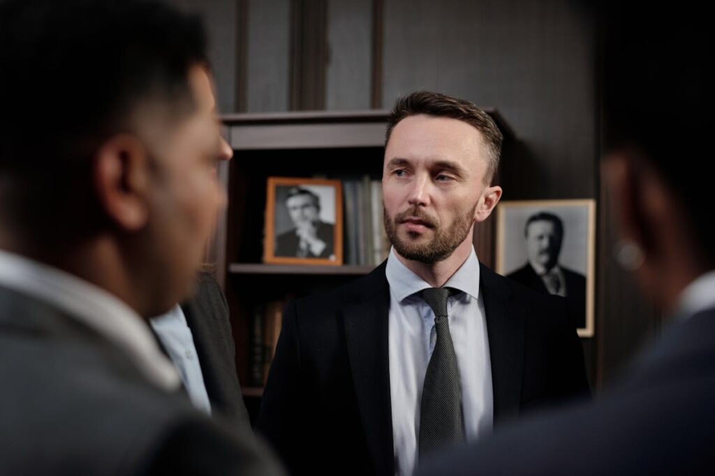 Man in Black Suit